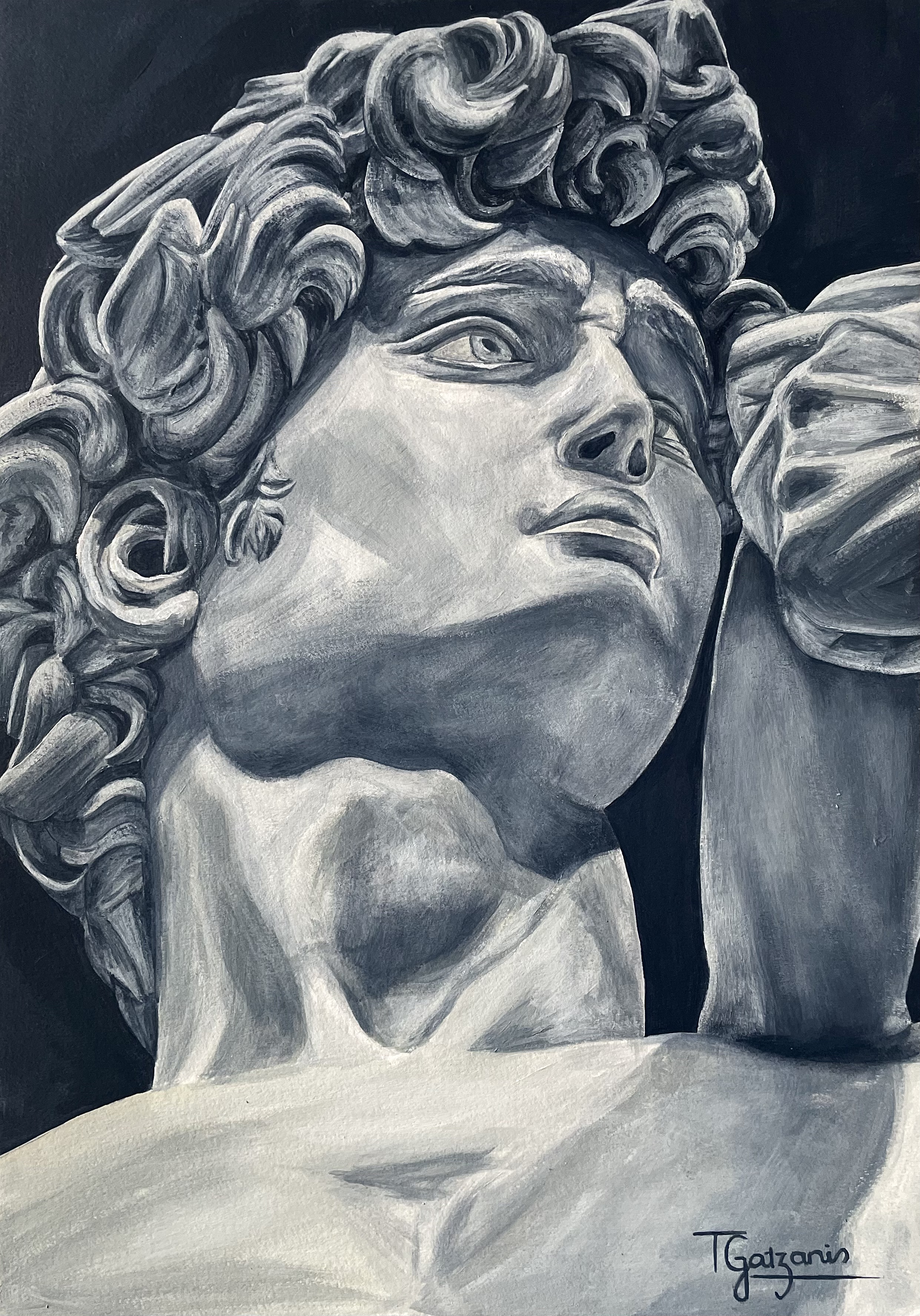 David In Marmor — acrylic painting
